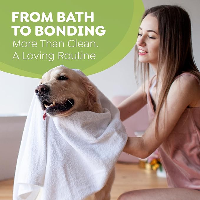 Riddy Pet Shampoo, Handmade Essential Oil Cleanser for Pets, Fragrance Free Moisturizing Formula, Safe for Sensitive Skin with Cedarwood, 1 Pint