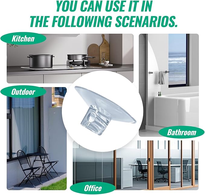 4 Pack Bathroom Shower Caddy Connectors Suction Cups, heavy-duty suction cups Compatible with no drilling Christmas Light suction cups for Fixed Shelf Basket, Bathroom Storage Shelves, Kitchen Racks