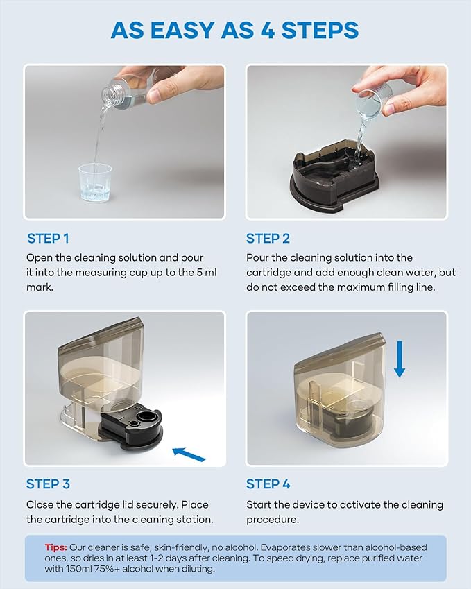 2 Pack Cleaner Fluid Refill for Braun Clean & Renew Refill Cartridge CCR, 2025 New Refill Replacement Shaver Cleaning & Care Refill Kit with Upgraded Formula for Gentle Deep Cleansing