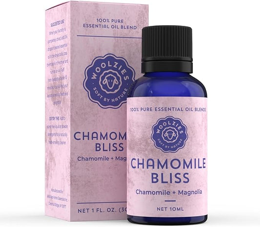 Laundry Essential Oil Blend: Use with Wool Dryer Balls or Oil Diffuser Elevate Your Laundry with All-Natural Aromatherapy Scents | 1 Fl oz (1 Fl Oz, Chamomile Bliss)