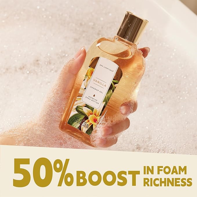 Spa Gift Baskets for Women, Spa Luxetique Spa Gifts for Women, Birthday Gifts Spa Kit, 12pc Vanilla Bath Set, Womens Self Care Gifts,Christmas Gifts