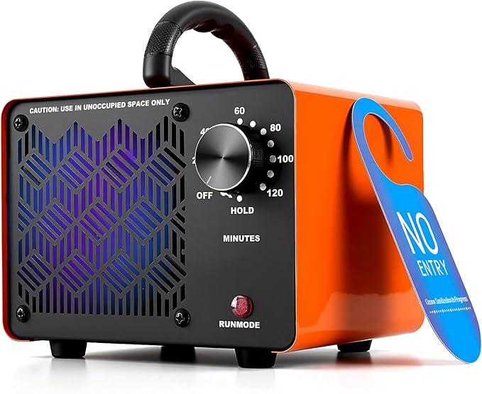 HHGM 148,000mg/h Dual-Fan Ozone Machine Generator High Capacity Ozone Odor Eliminator Odor Removal Air Purifier Ionizer & Deodorizer for Car, Home, Smoke, Pets, Industrial, Basement, Commercial