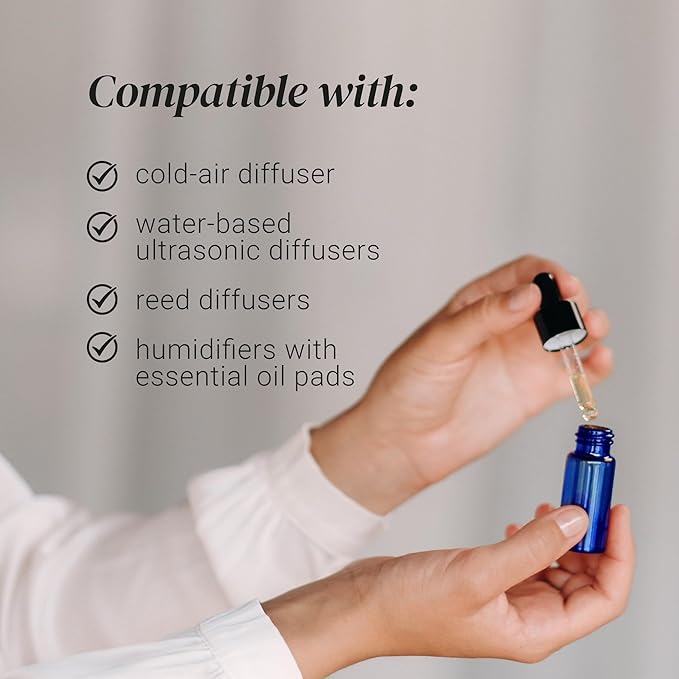 Black Bamboo Essential Oils for Diffusers for Home, Nature-derived Bamboo Essential Oil, Long-Lasting & Family-Friendly Diffuser Oils Scents, IFRA Certified, Cold Air & Ultrasonic - 0.33 oz