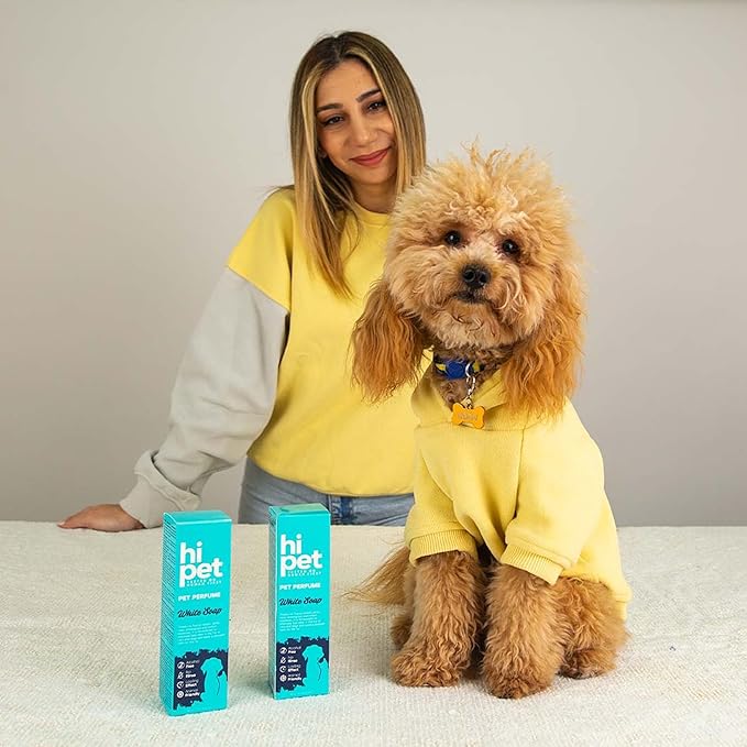 White Soap Pet Perfume, Cat & Dog Perfume Spray Long Lasting, Cat and Dog Cologne to Soften, Shine, Refresh the Coat, 4.06 Fl Oz (Pack of 6)