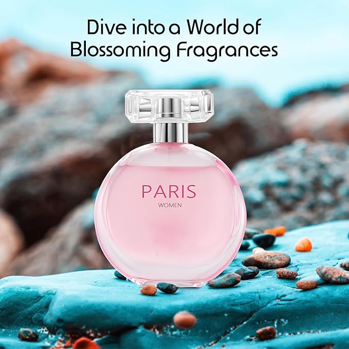 Women's Perfume Set - 2 Pack Eau de Parfum Spray 3.4 Oz Each | Floral Jasmine & Sweet Vanilla with Bergamot & Woody Notes | Long Lasting Original Scent Gift Set for Women (MilaWR&Paris)