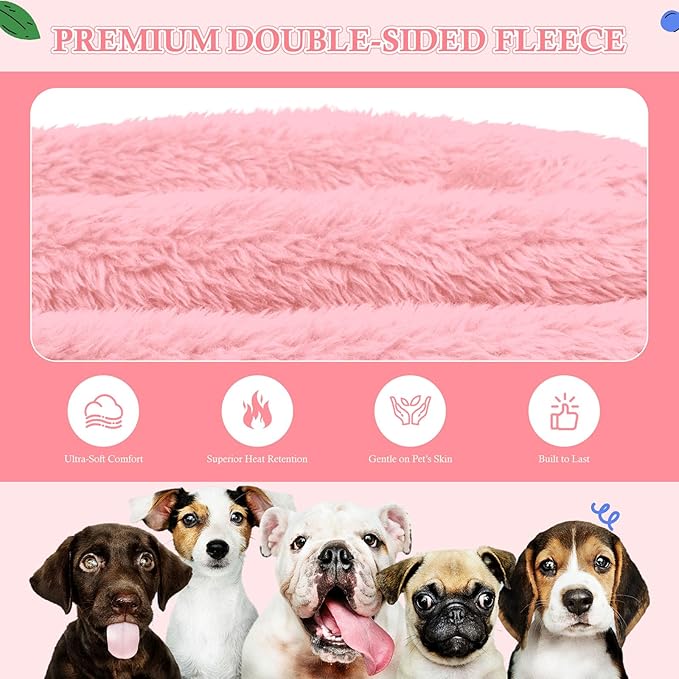 4XL Dog Sweaters for Large Dogs,Dog Hoodie,Warm Fuzzy Fleece Sweatshirt with Hood & Pocket,Leash Hole,Cozy Cold Weather Pet Clothes Sweater Hoodie for Large Dogs(Pink,4XL)