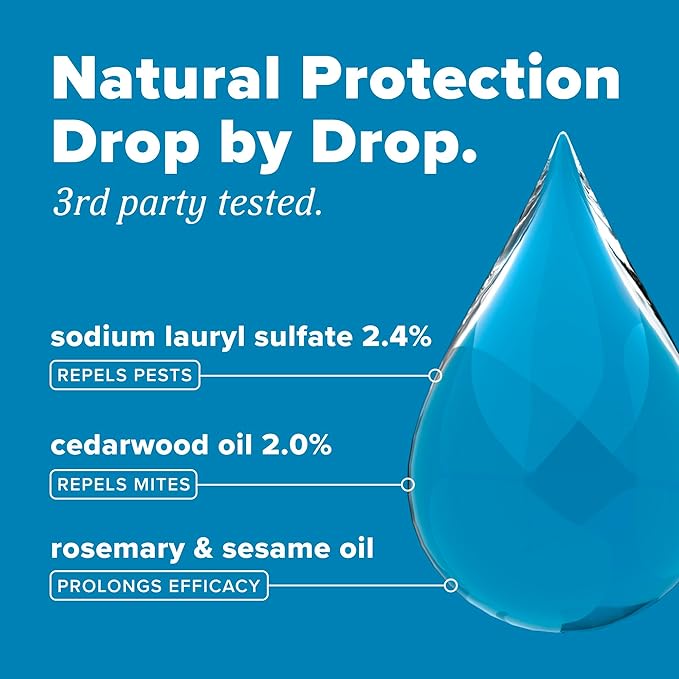 TropiClean HomeVet Dog Ear Cleaner, Ear Mite Treatment for Cats & Dogs, Ear Cleaning Solution Rinses on Contact, USA Made, 2 oz