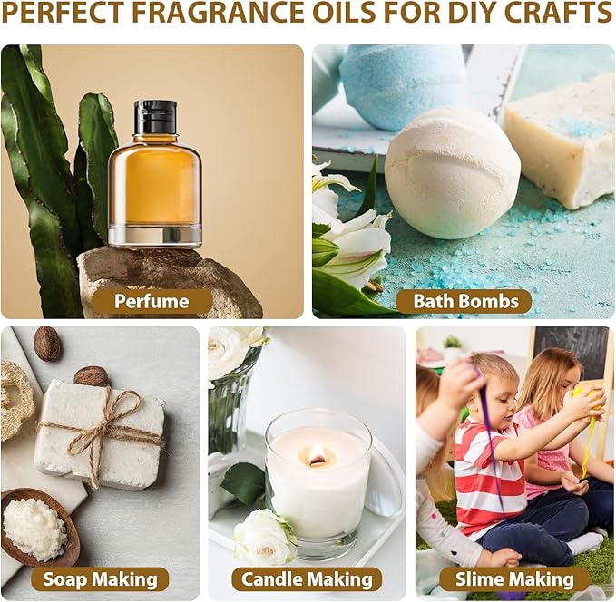 NESCCI Essential Oil Gift Set -Perfect for Diffuser,Humidifier,Candle Making, Halloween, Christmas(18 * 5ML)