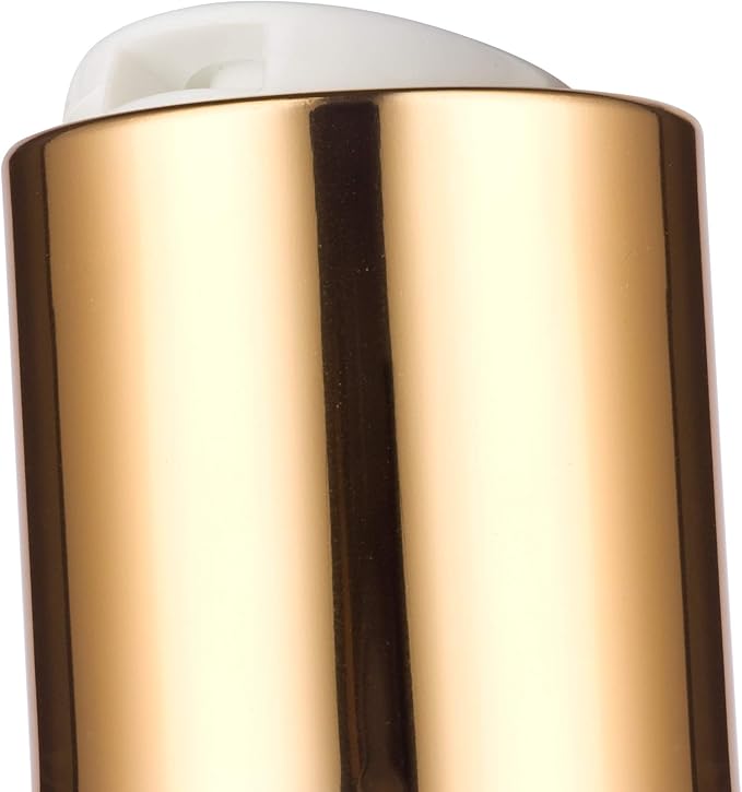 JUVITUS 4 oz / 120 ml Clear Natural Refillable Plastic Squeeze Bottle Dispenser with Gold Disc Cap (12 pack)