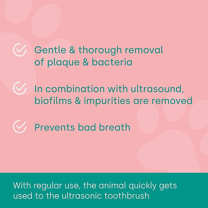 Emmi-pet Ultrasonic Toothpaste with Nano-Bubbles (New Extra mild Formulation, Vegan, paraben Free)