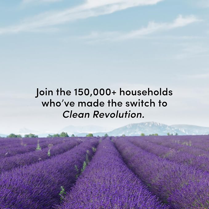 Clean Revolution SuperCharged Multi Surface Cleaner Refill Supply, Non-Toxic, Eco-Friendly & Plant-Based, Ready to Use, Seaside Lavender, 18 oz (Pack of 1)