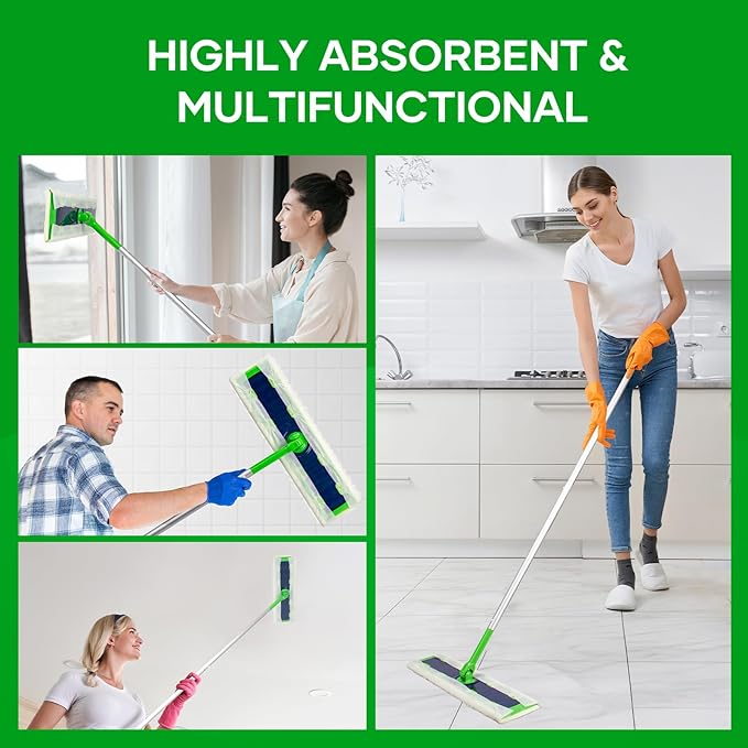 40 Count Dry Sweeping Cloths for Swiffer Sweeper XL Replacement - Disposable & Unscented Floor Dry Pads, Compatible with Swiffer Sweeper X-Large Mop (Streak-Free, Quick Clean)