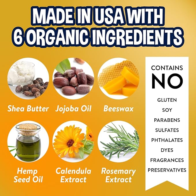 Bodhi Dog Paw Balm - USDA Certified Organic, Natural Healing & Soothing for Dry, Cracking, Rough Pet Paws- Protects, Restores, & Relieves Chapped Paws- Better Than Paw Wax (4oz)