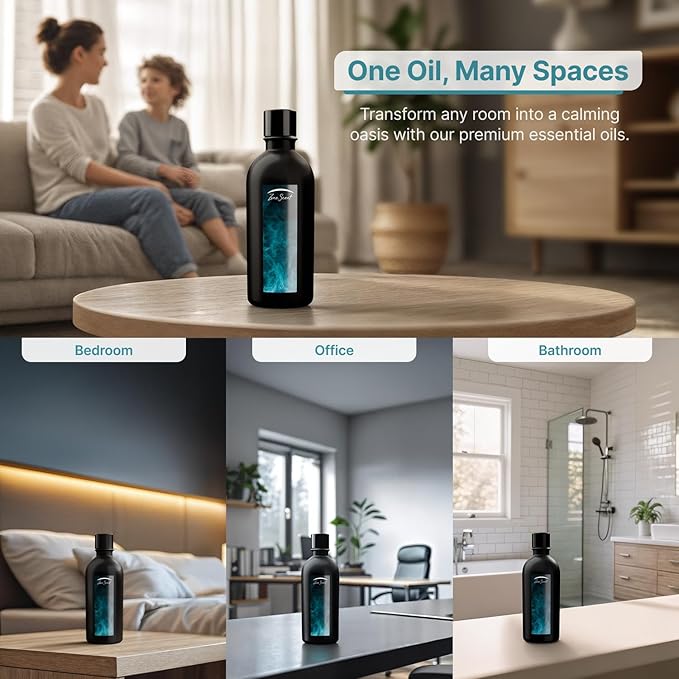 4 Luxury Essential Oil for Diffusers - Uplifting Fruity & Citrus Aromatherapy with Orange & Peach - Vibrant Scent for a Cheerful Home