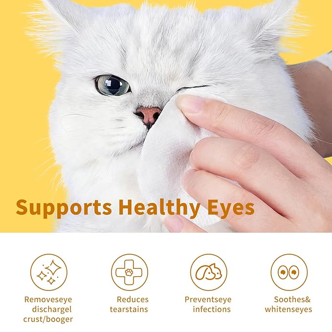 MIOSSZI 290 Pcs Pet Cleaning Deodorizing Wipes Kit for Dogs & Cats Daily Cleaning Paws, Face Tear Stain & Full Body & Sensitive Skin, Gentle & Unscented, Hypoallergenic Ingredients Pet Grooming Wipes