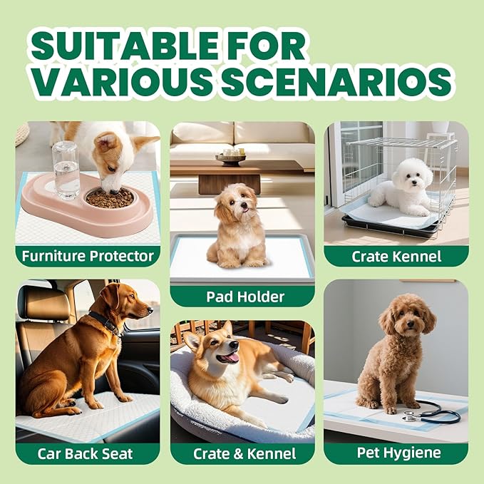 IMMCUTE Heavy Duty Puppy Pee Pads 22"x23"-100 Count | Dog Pee Training Pads Super Absorbent & Leak-Proof | Disposable Pet Piddle and Potty Pads for Puppies | Dogs | Doggie| Cats | Rabbits