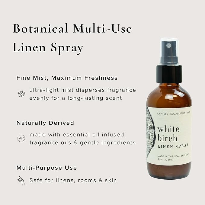 BROKEN TOP Organic Linen & Room Spray (White Birch)