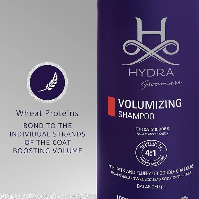 Hydra Volumizing Shampoo, Styling Pet Shampoo for Dogs and Cats, 33.8 Oz