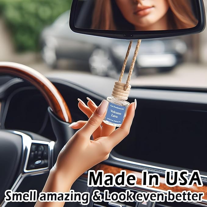 C Classy Car Air Freshener Diffuser 2 Pack Hanging, Car Freshener for Women& Men Gift, Long-Lasting Fragrance, Made in USA