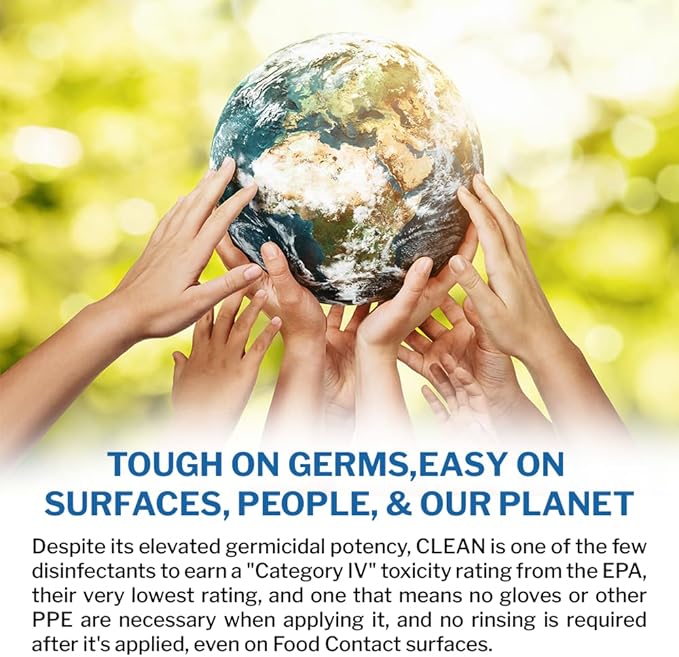 PermaSafe CLEAN, All-Purpose Hospital Disinfectant Cleaner; No Rinse, Hard, Soft & Food Contact Surface Sanitizer; Mold, Mildew and Fungi Killer; Odor Eliminator; Allergen Remover & More-3 Fl Oz-2 Pk