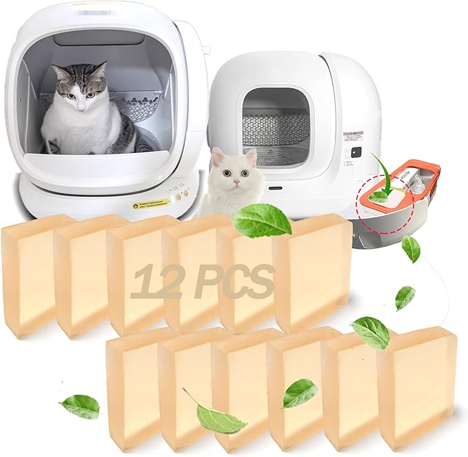 Odor Remover Compatible with MeoWant Self-Cleaning Cat Litter Box, Cat Toilet Odor Control Deodorant Gel for MeoWant Automatic Litter Box, Litter Deodorizer