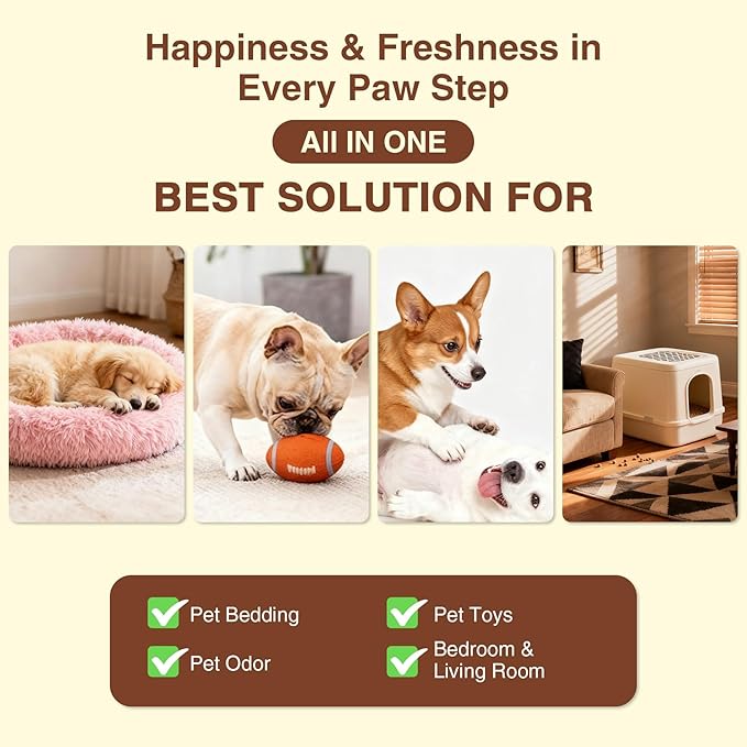 Dog Cologne & Pet Perfume – Long-Lasting Coconut & Vanilla Scent | Alcohol-Free Deodorizing Spray for Dogs & Cats, Gentle Non-sticky Grooming Formula, 4.06 oz