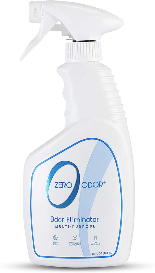 Zero Odor - Multi-Purpose Strong Odor Eliminator for Home, Office, Car, Bathroom, Hotel, Room Deodorizer, and Odor Neutralizer, 16oz