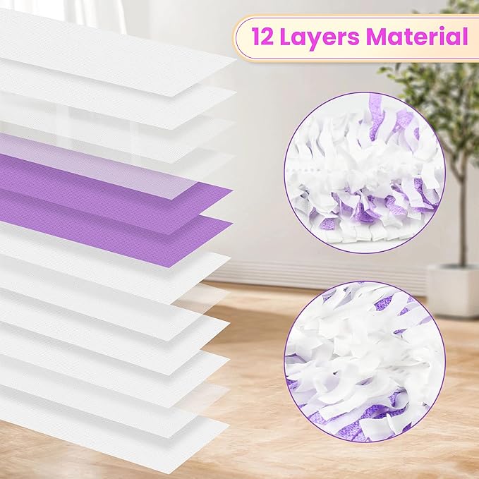 40 Count Disposable Mopping Pad Refills for Power Mop Refills, Multi-Surface Mopping Pad Refills，Unscented Spray Cleaning Repalcement Pads Refill