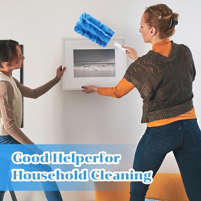 10 PCS Duster Refill Fleece Refills Hand Dusters Cleaning Reusable Duster Pads Washable Dusters for Cleaning Ceiling Fan Hardwoods Window Kitchen Floor, Rainbow Colors (Bright Color)