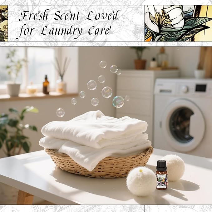 HIQILI Diffuser Oil for Humidifier & Reed Diffusers, Suitable for Home and Other Scenarios, Long Lasting Scent - Love of Water, 0.34 Fl Oz