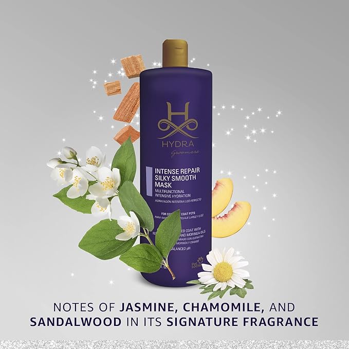 Hydra Intense Repair Silky-Smooth Mask, Coat Conditioner for Dogs and Cats,16.2 oz