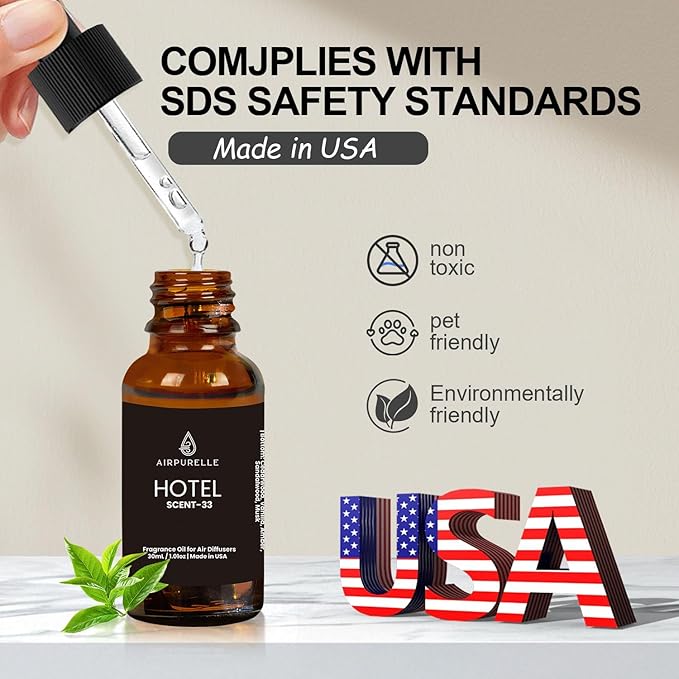 Hotel Diffuser Oil – Luxury White Tea Lily Warm Sandalwood Aromatherapy Premium Fragrance Oil for Ultrasonic and Waterless Diffusers 1 Pack(1 * 1.02 fl oz) Dream On Scent