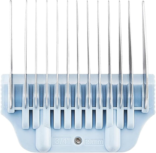 19MM 3/4Inch Pet Grooming Clipper Attachment Guard Comb, for Wide A5 Blades, Compatible with Andis, Conair, Wahl, Laube, Thrive, Bucchelli, or other A5 Series, Only Fit for 10W/15W/30W Wide Blade