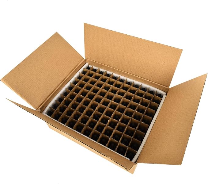 June Fox Glass Dropper Bottle,99 Pack 1oz Blue Glass Bottles with Droppers and Black cap for Essential Oils, Lab Chemicals, Perfumes