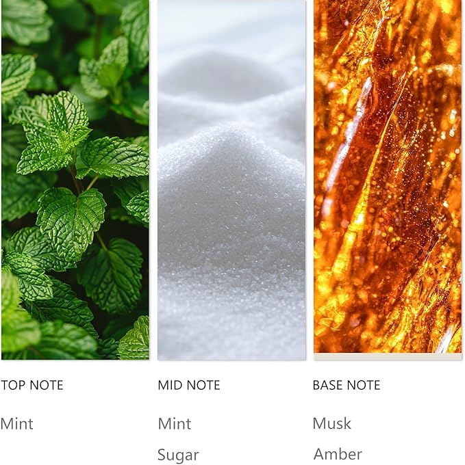 Hotel Waterless Diffuser Oil Candy Mints, Essential Scent Oil Usage Cold Air Waterless Diffuser, Luxury Scents Oils Fragrance Bottle120 ML Home Natural Flavour