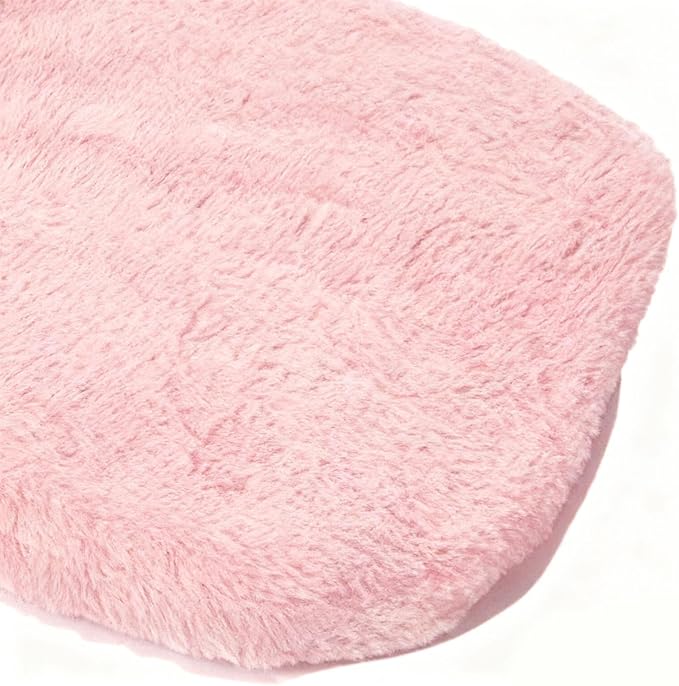 Bunny Bed Pad, Soft Washable Chinchilla Cushion, 12x12in Warm Small Pet Mat, Plush Polyester Comfort Layer, Pet Bedding Accessory for Hamster Ferret, Cage Playpen Bedroom Living Room Office