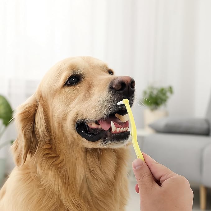 5 PCS Small Dog Toothbrush, Pet Toothbrush Cat Tooth Brush Micro Head Puppy Tooth Brushing Cat Dental Care Oral Hygiene Deep Teeth Cleaning Brushes 360 Degree Soft Bristles Round&Pointed Toothbrushs