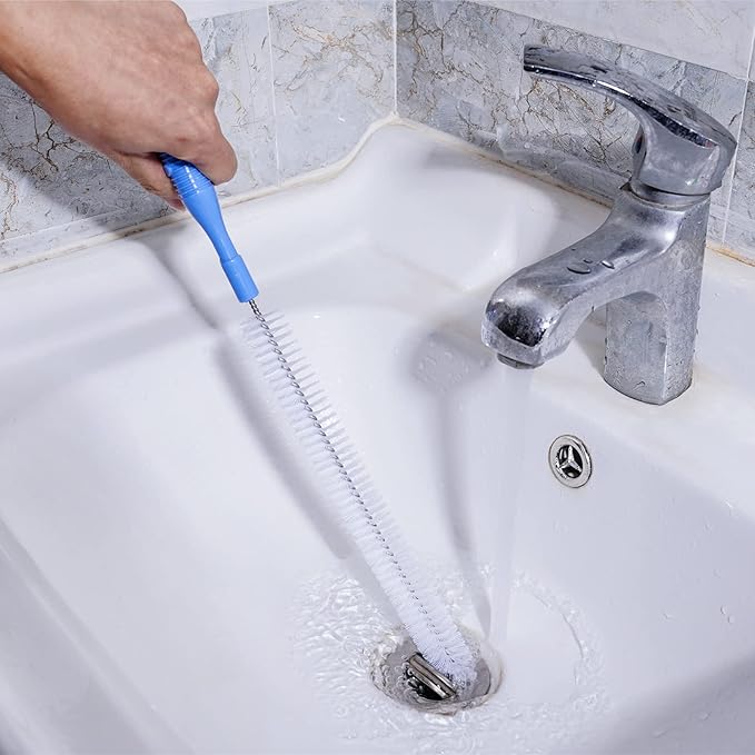 Bottle Brush Cleaner 5 Pack - Long Handle Water Bottle and Straw Cleaning Brush Set for Washing Narrow Neck Bottles, Sport Bottles, Kombucha, Wine Decanter, Flask, Beer Brewing Supplies