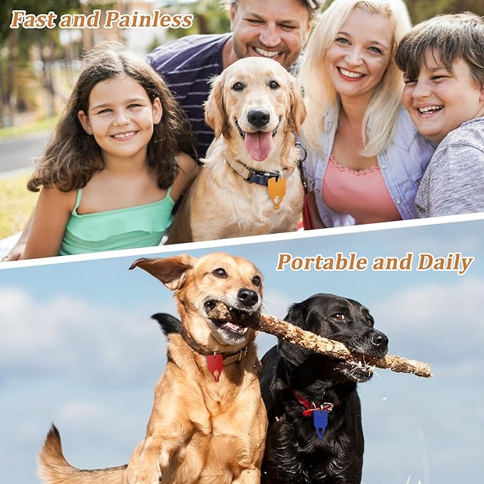 Tick Remover Tool Portable with Tick Removal Tweezers Suitable for Pet and Humans, Safe and Reliable, Quick Highly Effective, Pain-Free, Essential Tick Remover Key Tools for Outdoor Activities-3 Pack