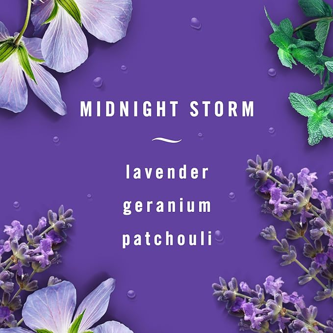 Febreze AUTO Air Freshener, Odor-Fighting Automotive Vent Clip, Midnight Storm Scent, 8 Count