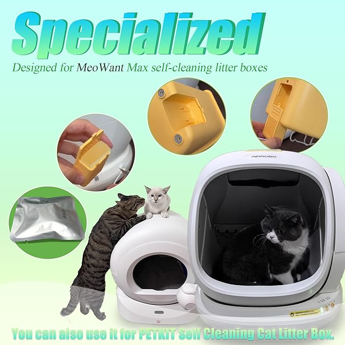 Odor Remover Compatible with MeoWant Self-Cleaning Cat Litter Box, Cat Toilet Odor Control Deodorant Gel for MeoWant Automatic Litter Box, Litter Deodorizer