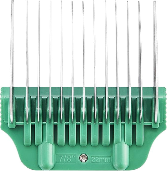 22MM 7/8Inch Pet Grooming Clipper Attachment Guard Comb, for Wide A5 Blades, Compatible with Andis, Conair, Wahl, Laube, Thrive, Bucchelli, or other A5 Series, Only Fit for 10W/15W/30W Wide Blade