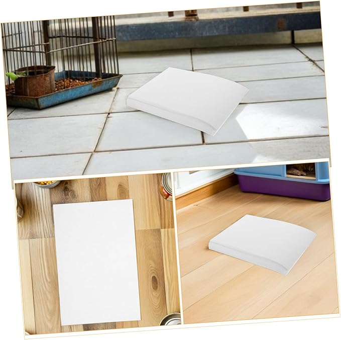 100 Sheets Disposable Bird Cage Liners for Animals Absorbent Non-Woven Parrot Cage Bottom Paper and Stackable Liners for Parakeet Macaw Finch Easy Replacement Saving Cleanup