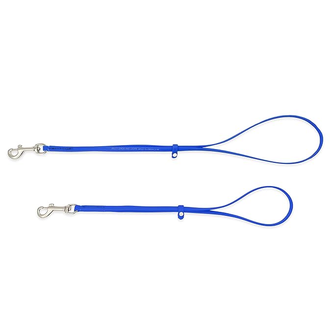 Jelly Pet Grooming Loop for Dogs, Fits Most Pet Grooming Tubs/Tables, Easy to Clean, Waterproof & Durable Noose Loop, Stronger Than Leather, Made in The USA, 3/8" x 18’’ and 24" Royal Blue