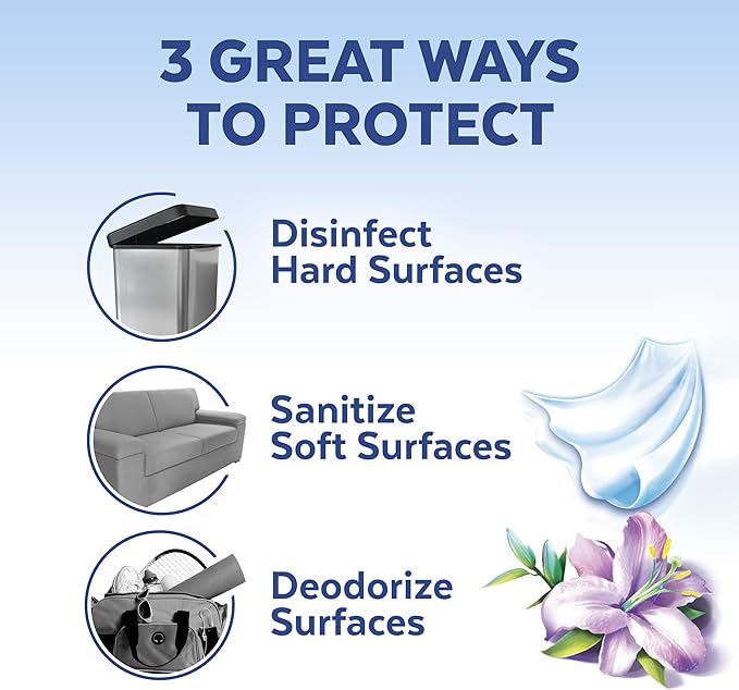 Lysol 2x19oz Crisp Linen + 2x19oz Early Morning Breeze Disinfectant Spray Bundle