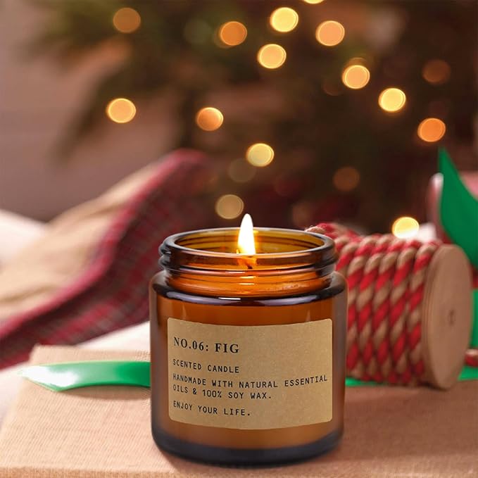 8 Pack Candles for Home Scented,Aromatherapy Jar Candle Gifts for Women, Natural Soy Wax Amber Candle Set, Scented Candles Set for Birthday Valentine Thanksgiving Christmas Day Present