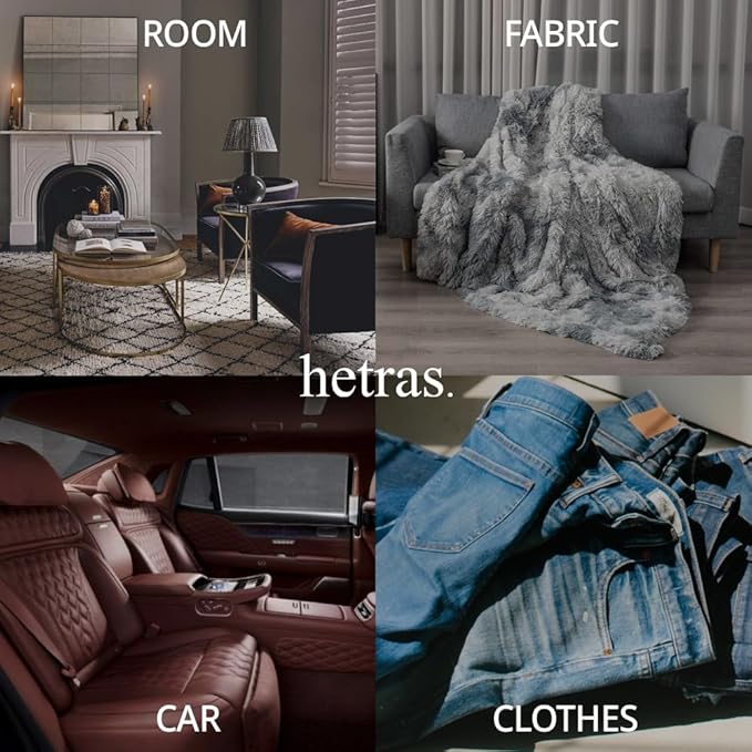 hetras Multi Fragrance Life Spray 10.14 fl oz x 2 Pack | White Shirt - Clean Linen Scent | Non-Aerosol Odor Freshener Room Mist for Room, Closet, Fabric | Infused with Essential Oils