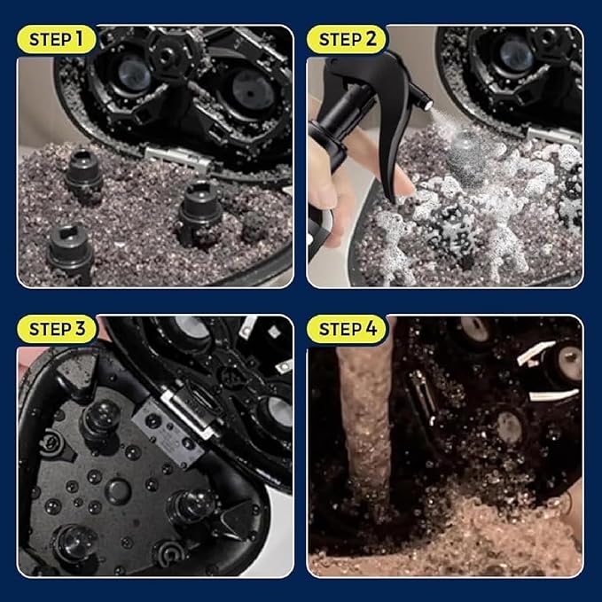 RazorCleaner,TrimmerCleaningSpray,withBrush,ElectricShaverCleaner,CleansBlades,EliminatesCutHair,2025NewElectricShaverCleaningSolution,withOdorEliminationRustPreventionPerformance