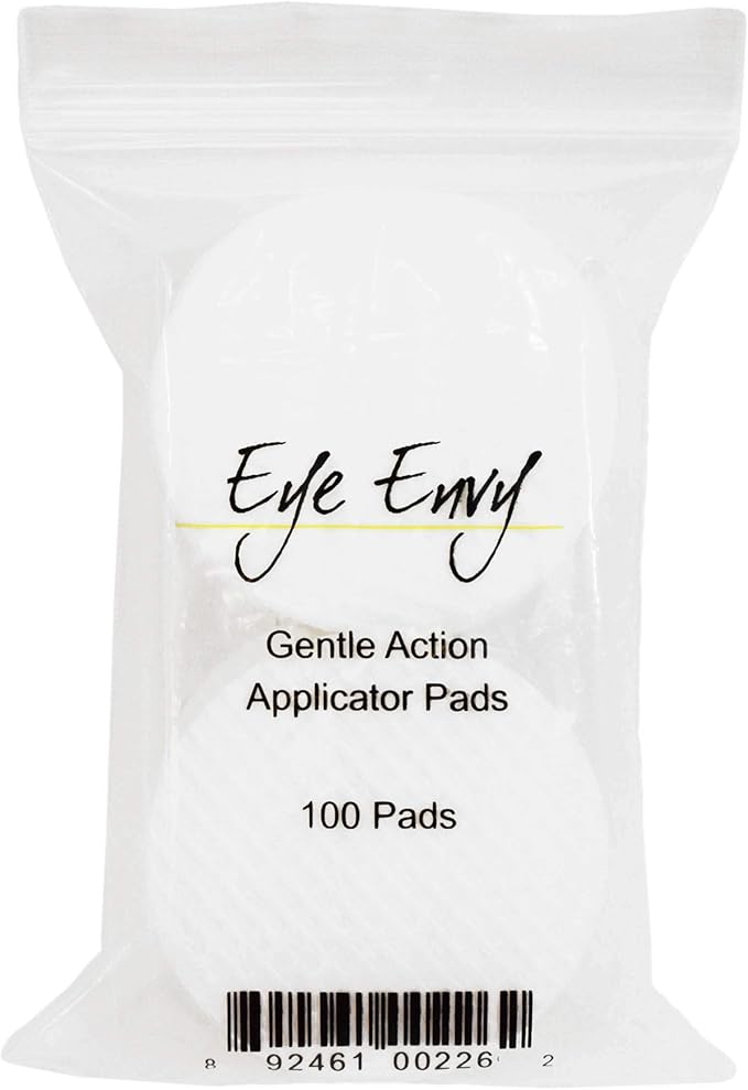 Eye Envy Gentle Action Dry Applicator Refill Pads for Dogs and Cats. 100 Count. Refill Reusable Jar. Use with Tear Stain Remover Solution. Gentle Exfoliating Texture, Lint Free, Non-Absorbent