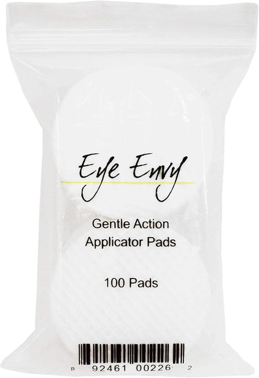 Eye Envy Gentle Action Dry Applicator Refill Pads for Dogs and Cats. 100 Count. Refill Reusable Jar. Use with Tear Stain Remover Solution. Gentle Exfoliating Texture, Lint Free, Non-Absorbent